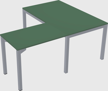 L-shaped desk