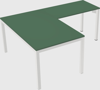 L-shaped desk