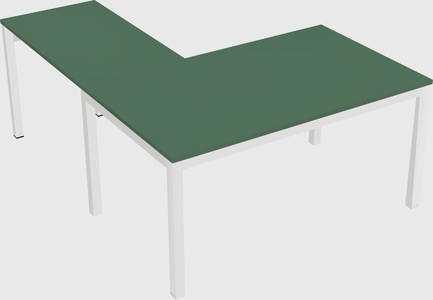 L-shaped desk