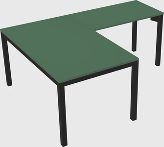 L-shaped desk