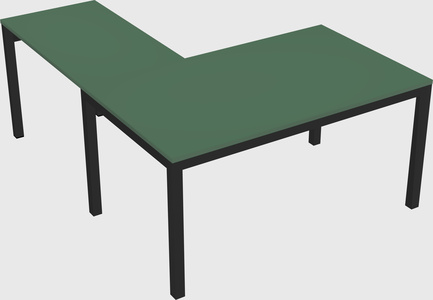 L-shaped desk