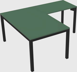 L-shaped desk