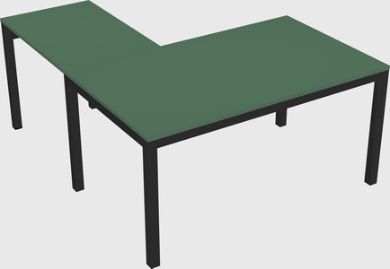 L-shaped desk