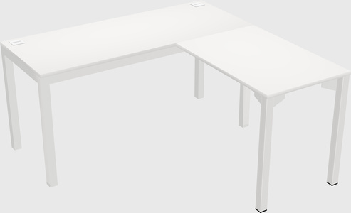 L-shaped desk