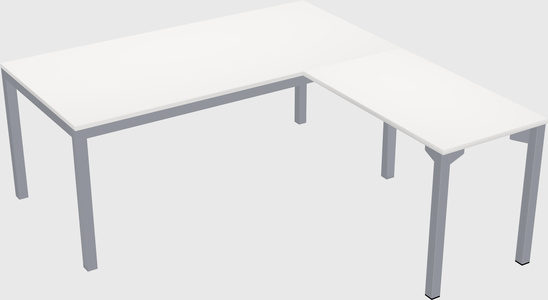 L-shaped desk