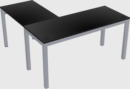 L-shaped desk