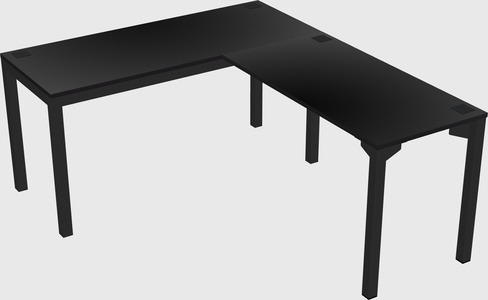 L-shaped desk