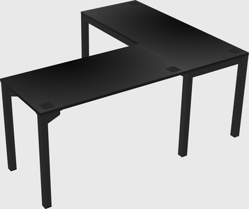 L-shaped desk