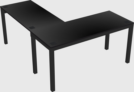 L-shaped desk