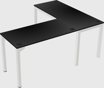 L-shaped desk