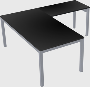 L-shaped desk