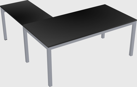 L-shaped desk