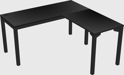 L-shaped desk
