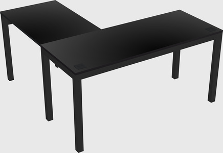 L-shaped desk
