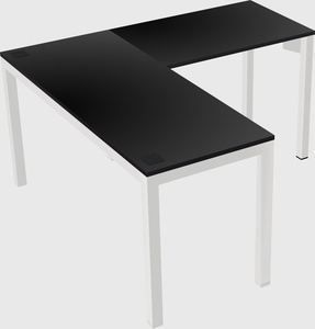L-shaped desk