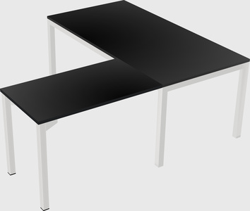 L-shaped desk