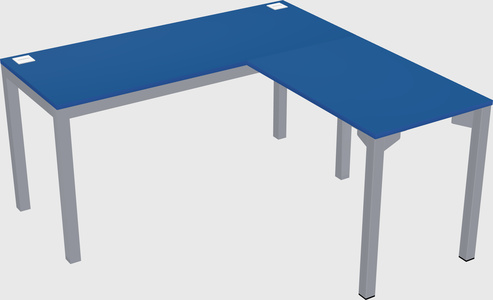 L-shaped desk