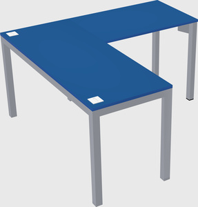 L-shaped desk