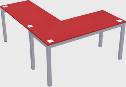 L-shaped desk