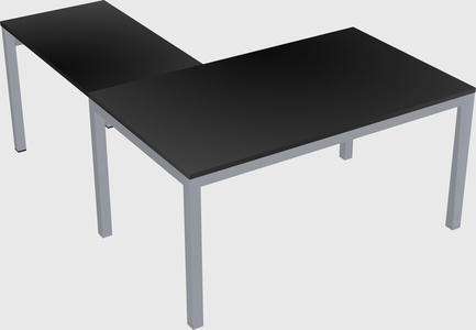 L-shaped desk