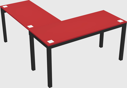 L-shaped desk