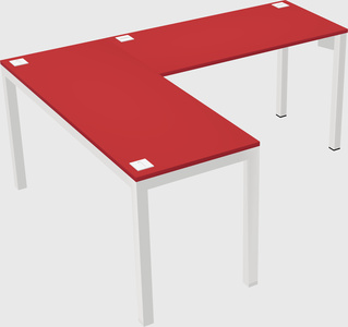 L-shaped desk