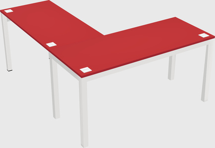 L-shaped desk