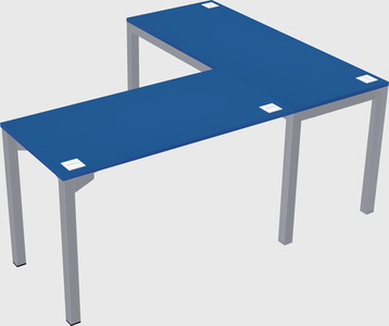 L-shaped desk