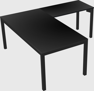 L-shaped desk