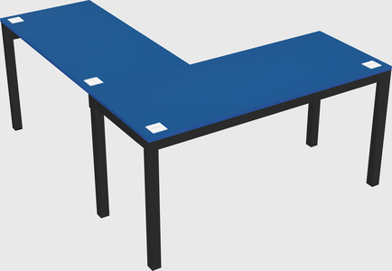L-shaped desk