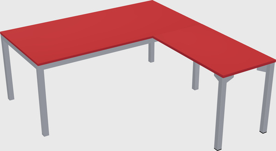 L-shaped desk