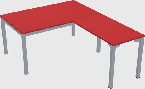 L-shaped desk