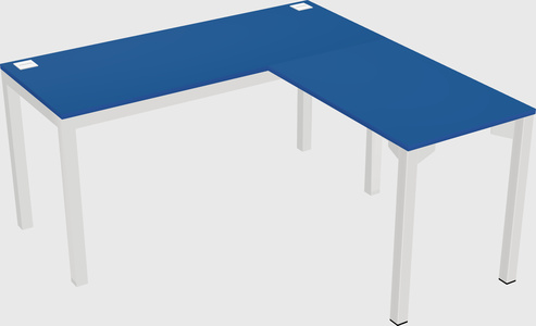 L-shaped desk
