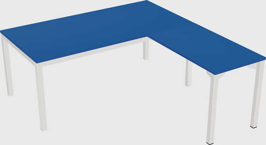 L-shaped desk