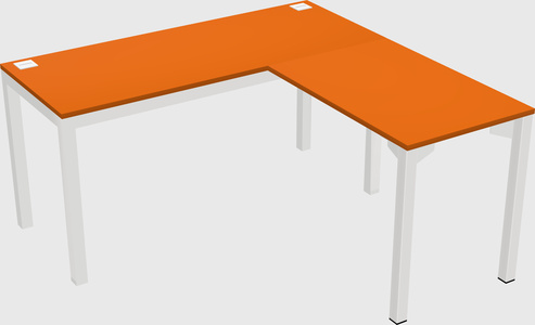 L-shaped desk