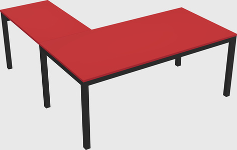 L-shaped desk