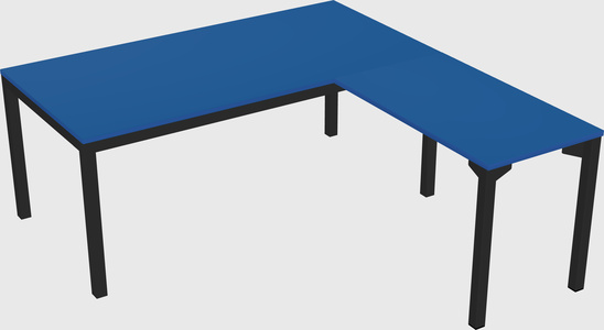 L-shaped desk