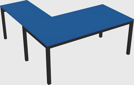 L-shaped desk