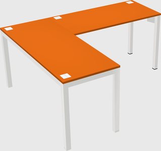 L-shaped desk