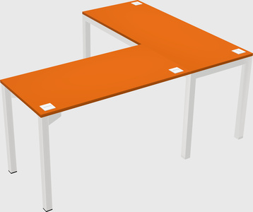 L-shaped desk