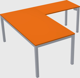 L-shaped desk