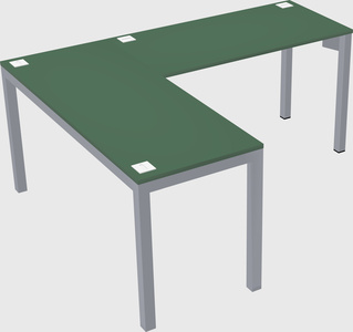 L-shaped desk