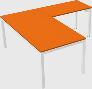 L-shaped desk