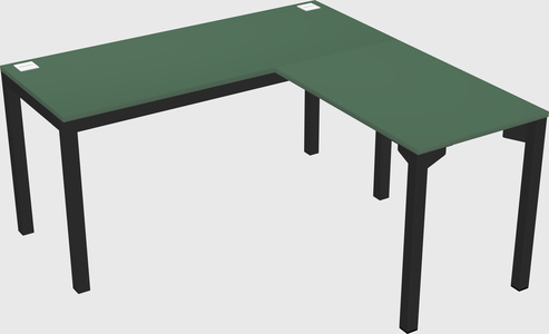 L-shaped desk