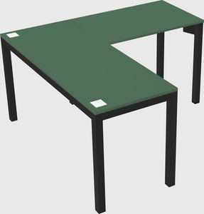 L-shaped desk