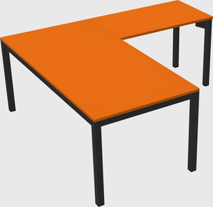 L-shaped desk