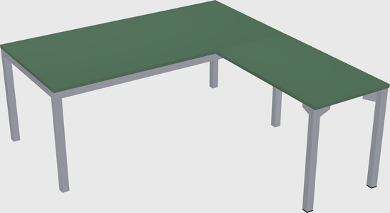 L-shaped desk