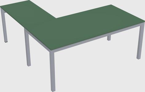 L-shaped desk