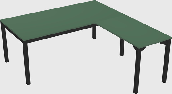 L-shaped desk