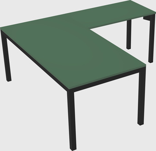 L-shaped desk